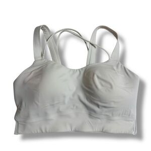 Lululemon Like a Cloud Bra White No Size Pilates Princess Athleisure Core